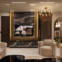 Drawing Room Interior Design in Bawana